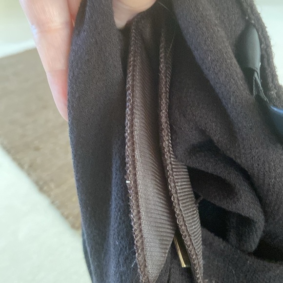 St John Jacket size 0 Sewn by hand, zipper, pockets, brown/black, small shou… - Picture 9 of 9